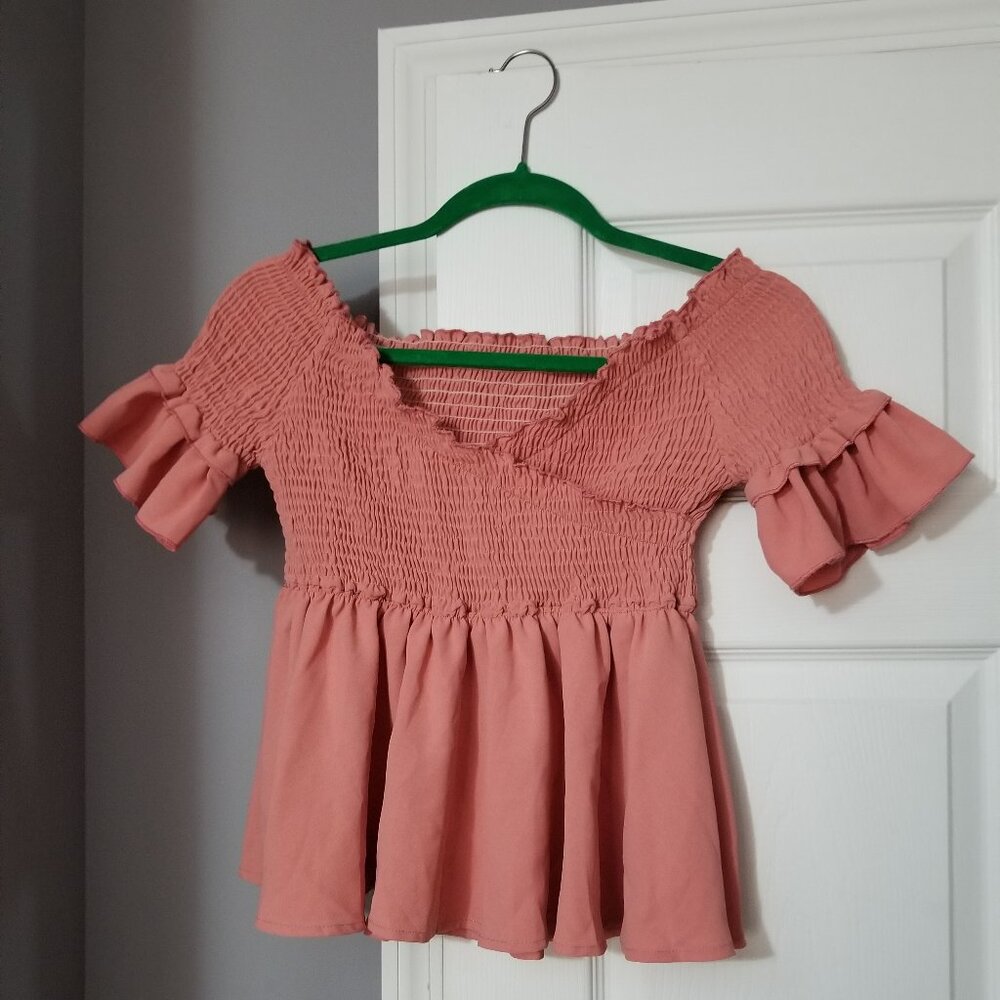 Pink Babydoll Top